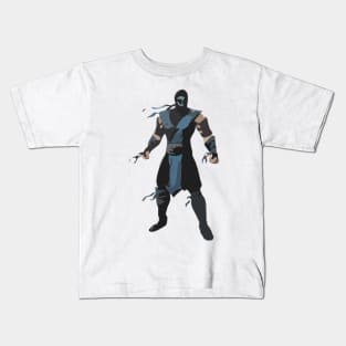 Sub Zero Mortal Kombat Painting Kids T-Shirt